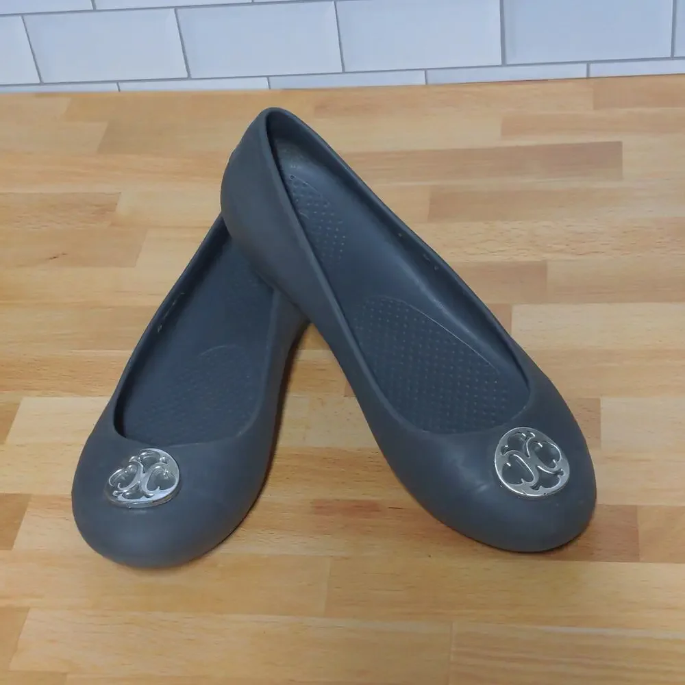 CROCS gray silver